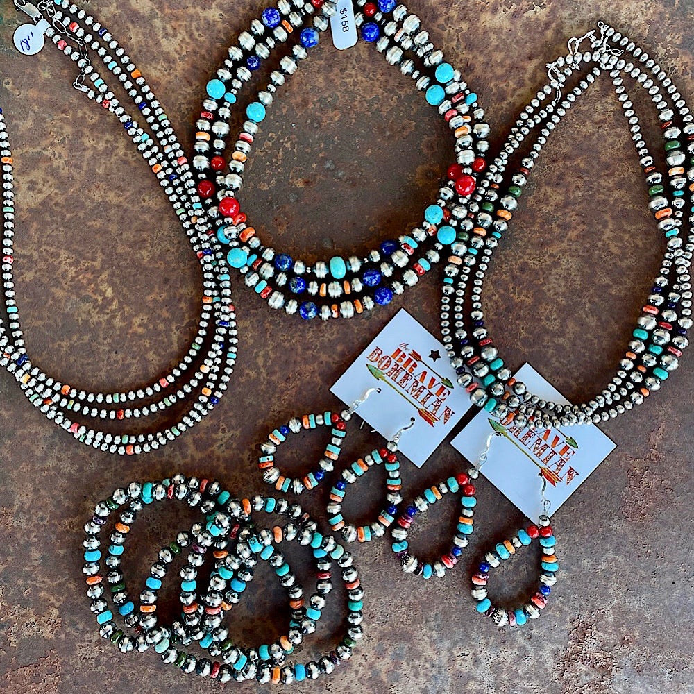 Navajo Pearls with Mixed Beads Collection